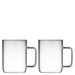Torino glasskrus 40 cl 2 stk rosa