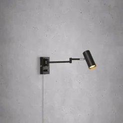 Torino vegglampe 39 cm svart