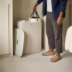 Tota skittentøyskurv 90L beige