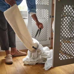 Tota skittentøyskurv 60L ecru