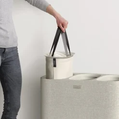 Tota Trio skittentøyskurv 90L ecru