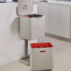 Totem søppelspann 2x30L hvit