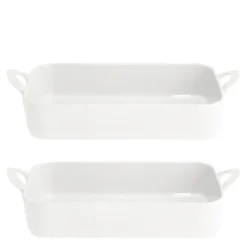 Toulouse ildfast form 2,2L 2 stk hvit