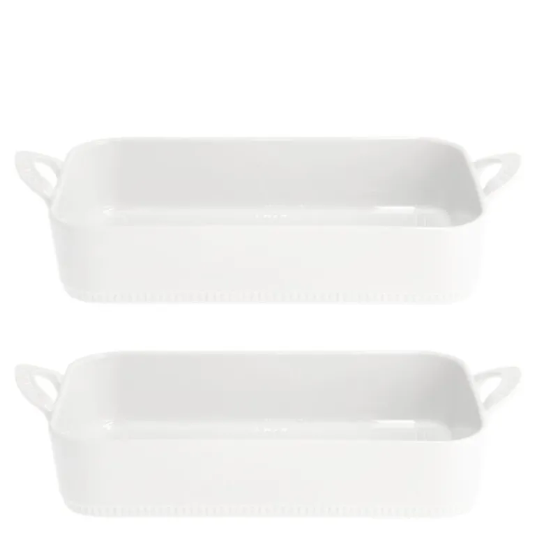 Toulouse ildfast form 2,2L 2 stk hvit