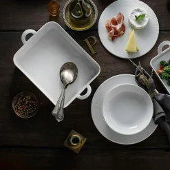 Toulouse ildfast form 31x18 cm hvit