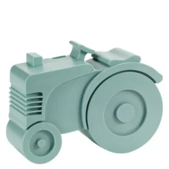 Traktor matboks i plast blågrønn