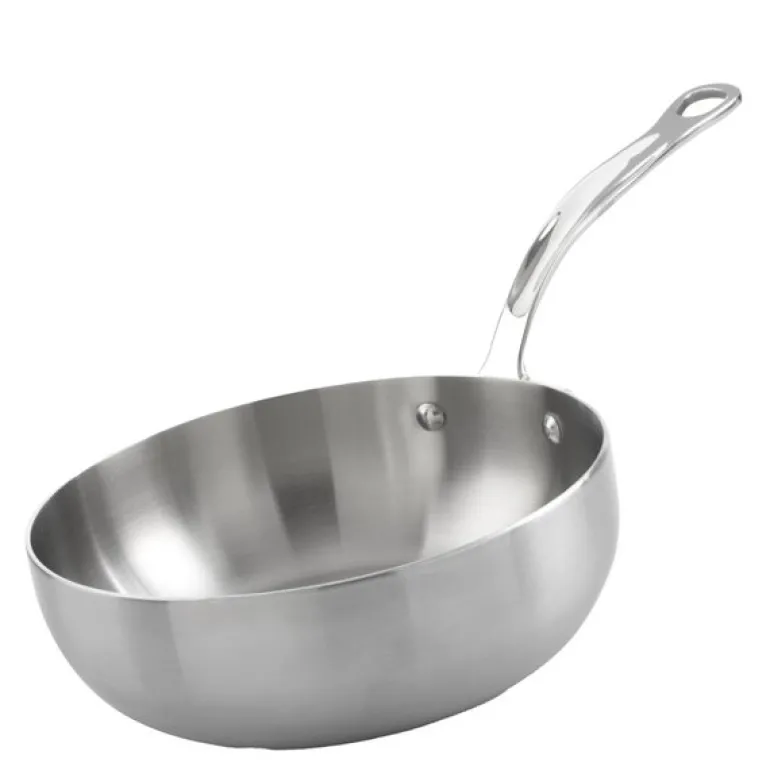 Traktørpanne 26 cm 2,5L rustfritt stål