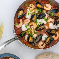 Traktørpanne 24 cm 2,0L rustfritt stål