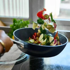 Traktørpanne 26 cm mørk grå