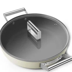 Traktørpanne m/lokk 28 cm 3,7L creme