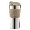 Travel press termokopp 35 cl sand