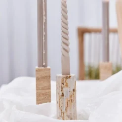 Travina lysestake 10x4 cm sand