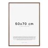 Treramme 50x70 cm mørk eik