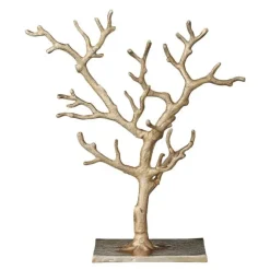 Tressa smykkeholder 33 cm lys gull