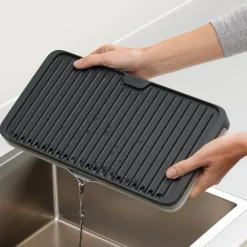 Tørkematte 36x20 cm grå