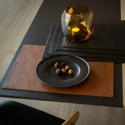 Troja dekkebrikke 45x33 cm brun