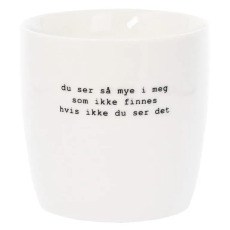 Trygve Skaug krus du ser 30 cl hvit