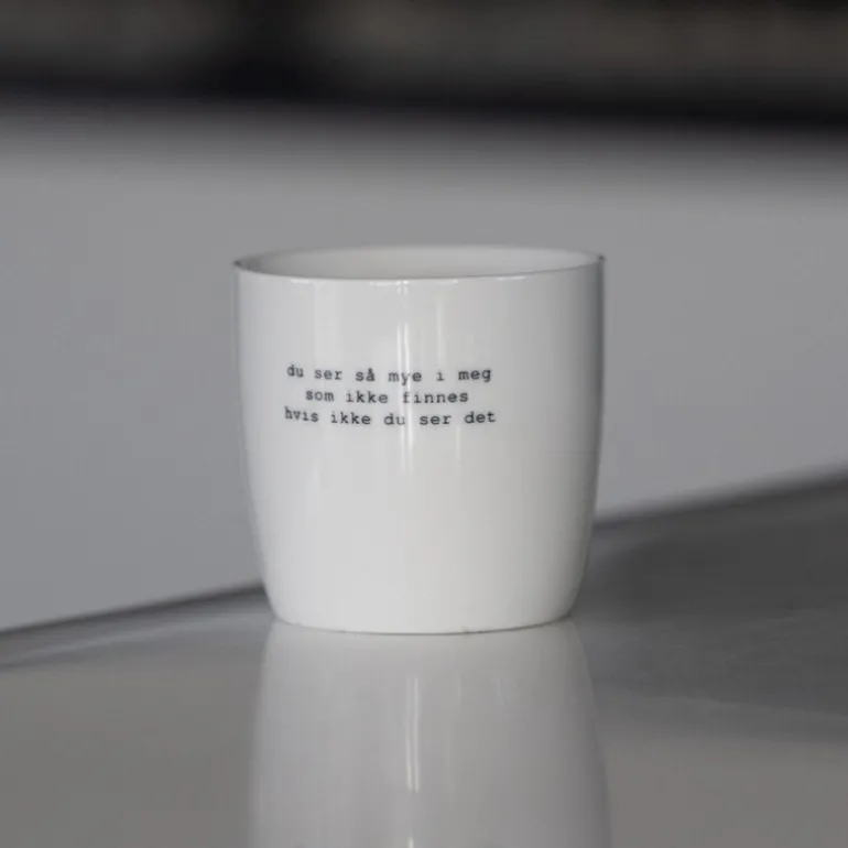 Trygve Skaug krus du ser 30 cl hvit