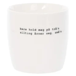 Trygve Skaug krus hold meg på trå`n 30 cl hvit