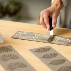 Tuileform blad til 4 stk latte