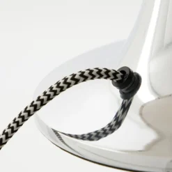 Tulip bordlampe 38 cm sølvfinish