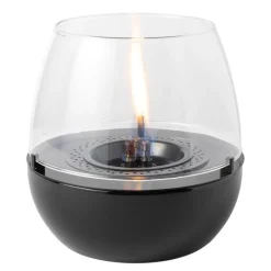 Tulip bordlykt porselen 18 0,3L svart