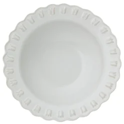 Tulipa dyp tallerken 23 cm 2 stk hvit