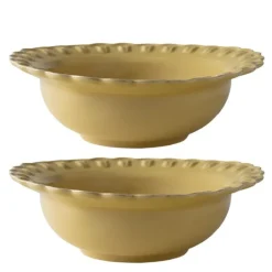 TULIPA dyp tallerken 23 cm 2 stk pale moon