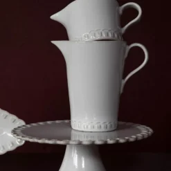 Tulipa kakefat 30 cm hvit