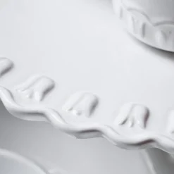 Tulipa kakefat 30 cm hvit