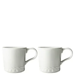 Tulipa kopp med hank 40 cl 2 stk hvit