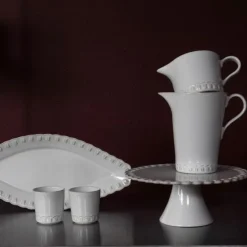 Tulipa ovalt fat 45 cm hvit