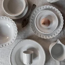 Tulipa tallerken 20 cm 2 stk hvit