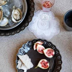 Tulipa tallerken 20 cm almost black