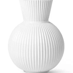 Tura vase h34 hvit