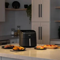 Turbo Blaze airfryer 6L mørk grå/rosegull