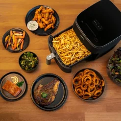 Turbo Blaze airfryer 6L mørk grå/rosegull