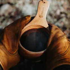 Turkopp i tre med håndtak 15 cl