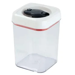 Twist & Seal boks 1L hvit/rød