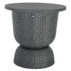 Twist bord med oppbevaring 44x43 cm dark grey