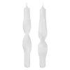 Twist vridde lys 2,4x23 cm pure white