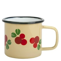 Tyttebær emaljekopp