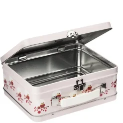 Ugle koffertboks 19x16 cm rosa