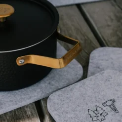 Ult bordskåner 4 stk grå