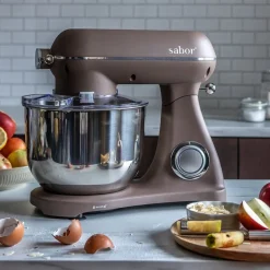 Ultimate kjøkkenmaskin 6,5L med kobling lys brun/frostet