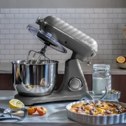 Ultimate kjøkkenmaskin 6,5L med kobling lys grå/frostet