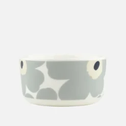 Unikko bolle 50 cl hvit/grå/sand/mørkblå