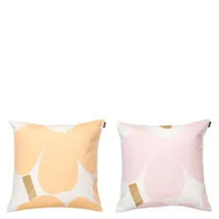 Unikko putetrekk 50x50 cm 2 stk multi