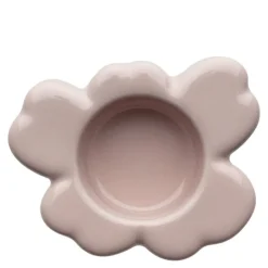 Unikko telysholder 3x10 cm rosy grey