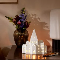 Urbania lyshus City 21 cm hvit